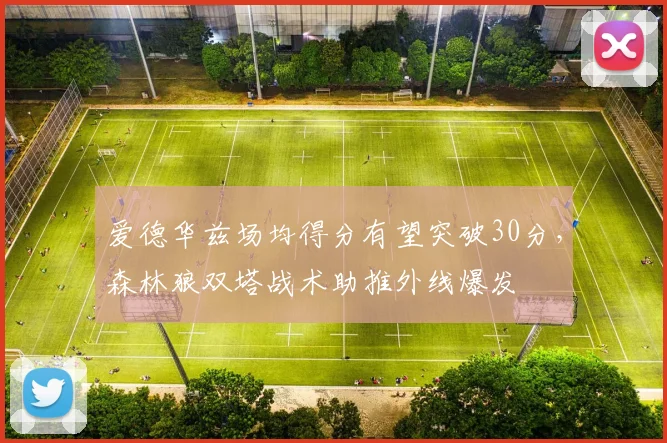 爱德华兹场均得分有望突破30分，森林狼双塔战术助推外线爆发
